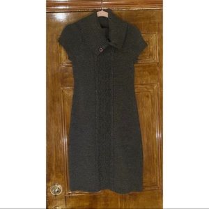 London Times warm grey turtleneck sweater dress 🤍🖤